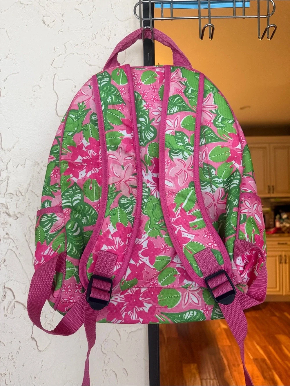Lilly Pulitzer Pink & Green Floral Mini Backpack